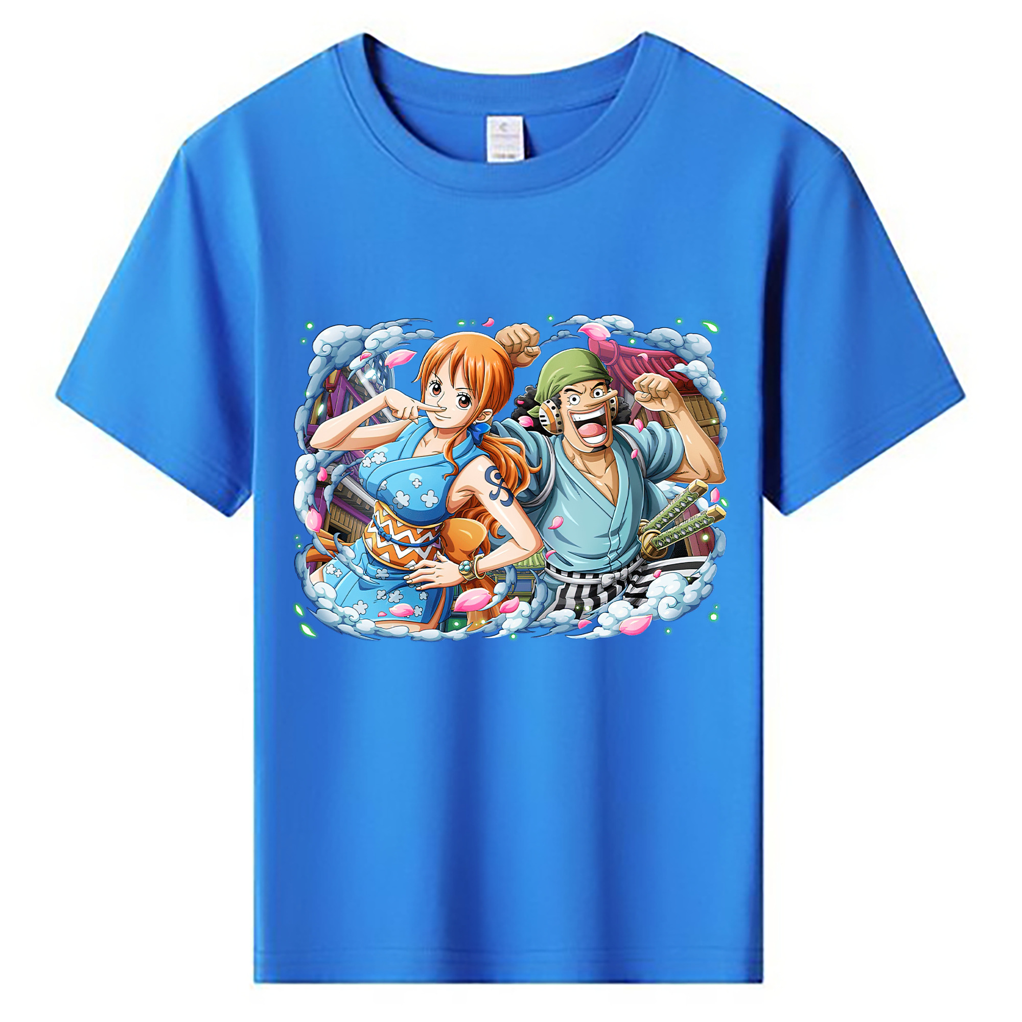 ワンピース ナミ ONE PIECE Nami 綿100％キッズTシャツ（フロントプリント）